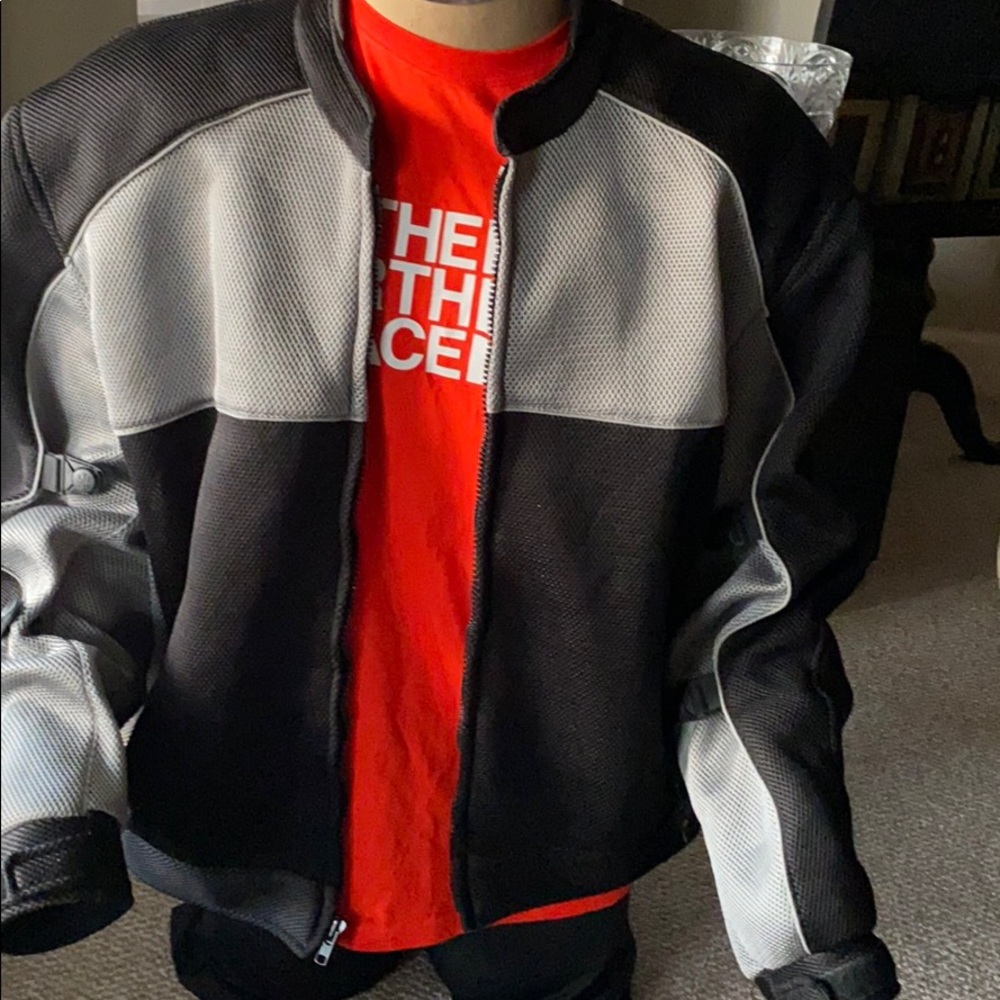 XElement men’s black and silver guardian jacket